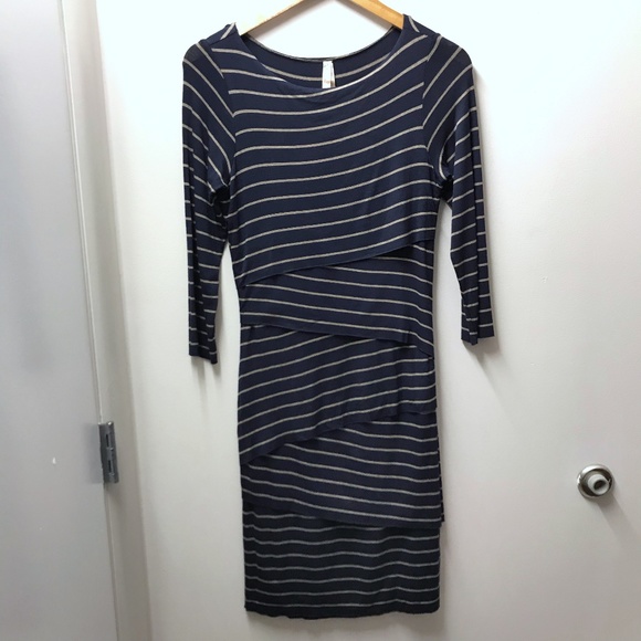 Bailey 44 Dresses & Skirts - Anthrpologie Bailey 44 Tiered Stripes Dress
